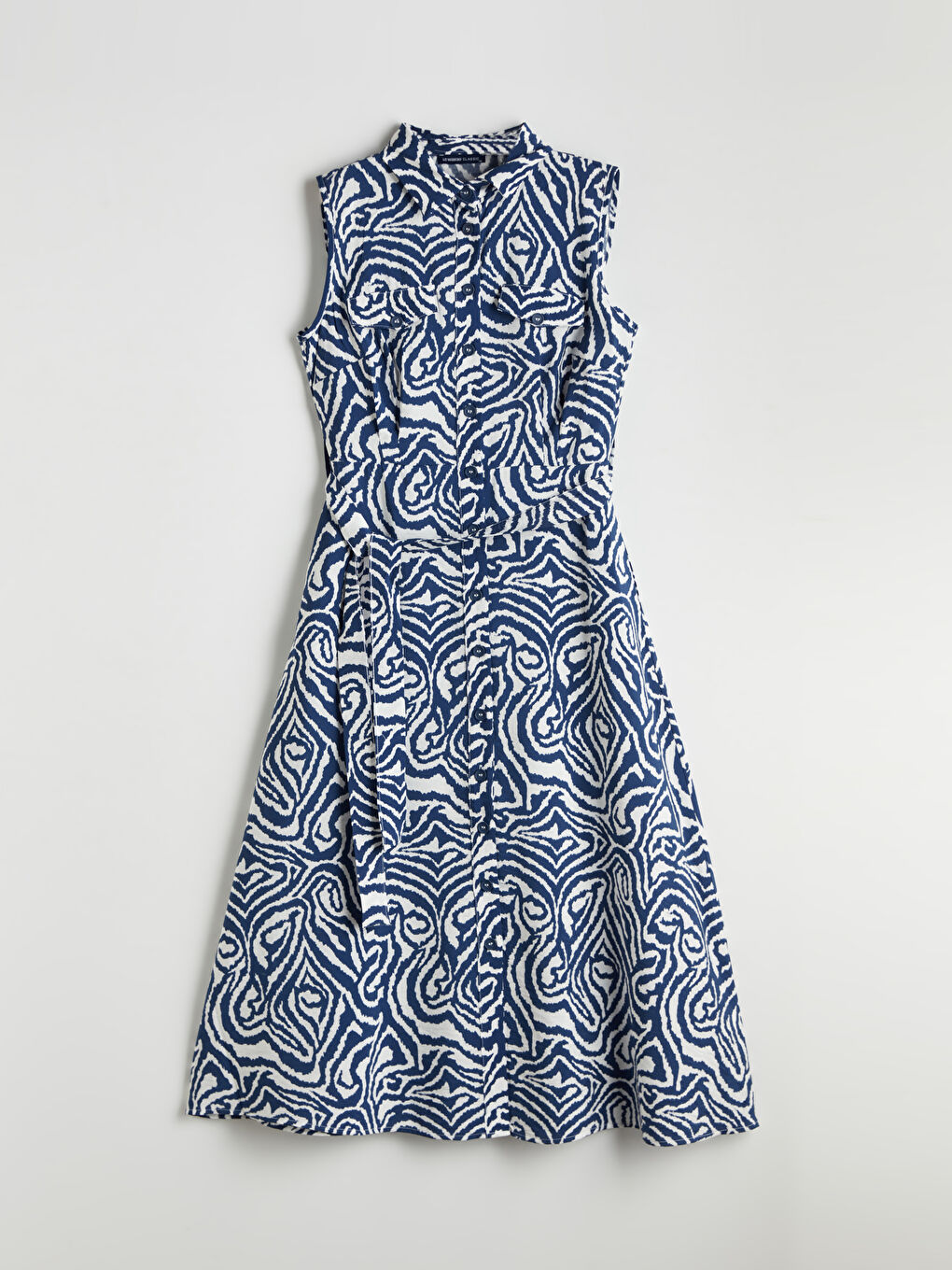 Woman BLUE Shirt Dress -S5M301Z8-LQK