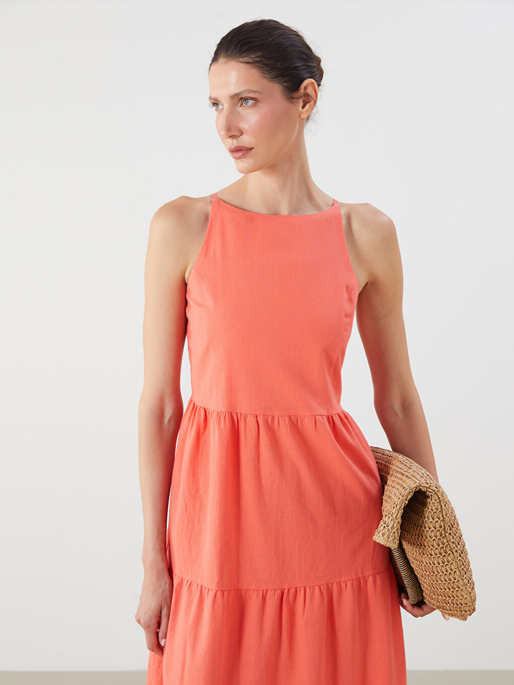 Woman ORANGE Dress -S5M304Z8-D7W