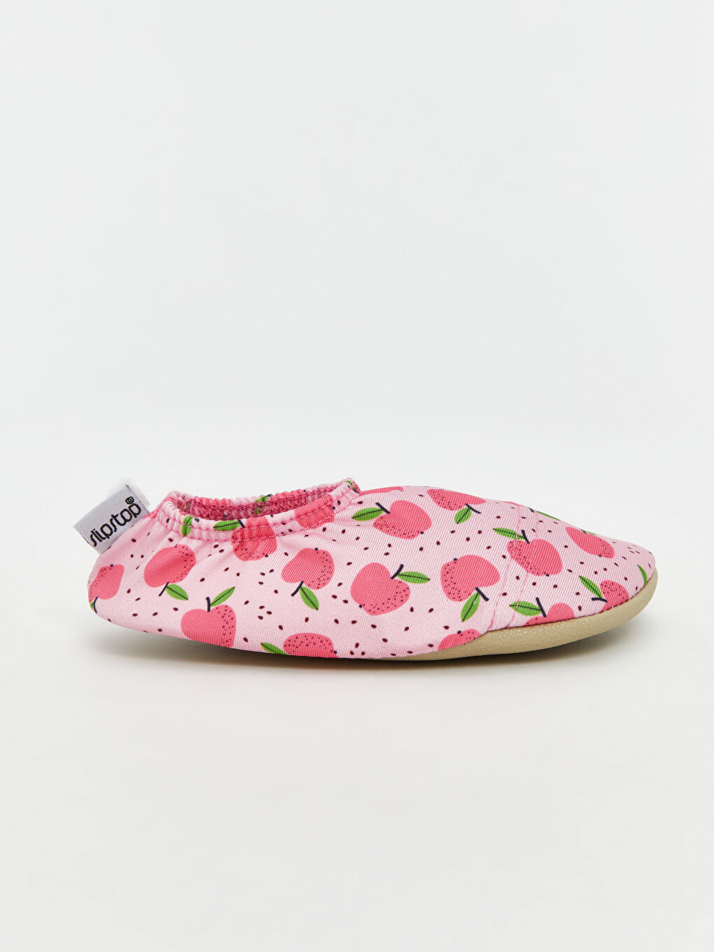 Pembe Baskılı Kız Bebek Deniz Ayakkabısı-1