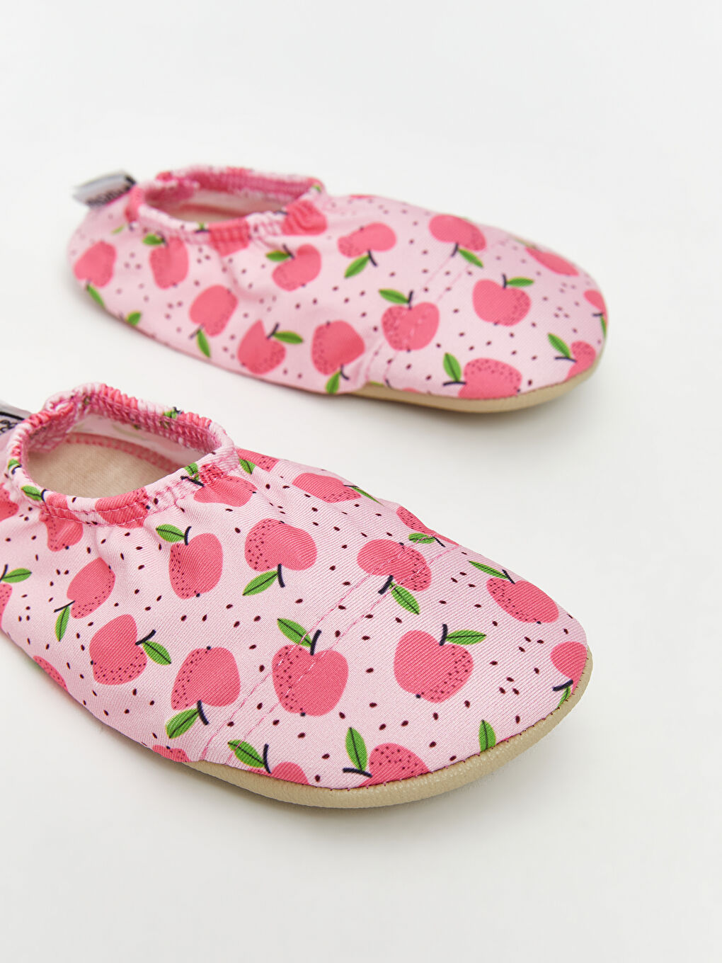 Pembe Baskılı Kız Bebek Deniz Ayakkabısı-2