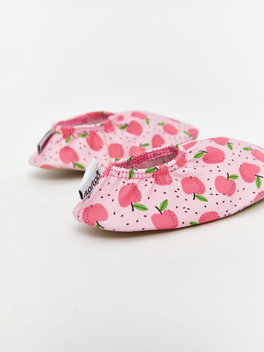 Pembe Baskılı Kız Bebek Deniz Ayakkabısı-4