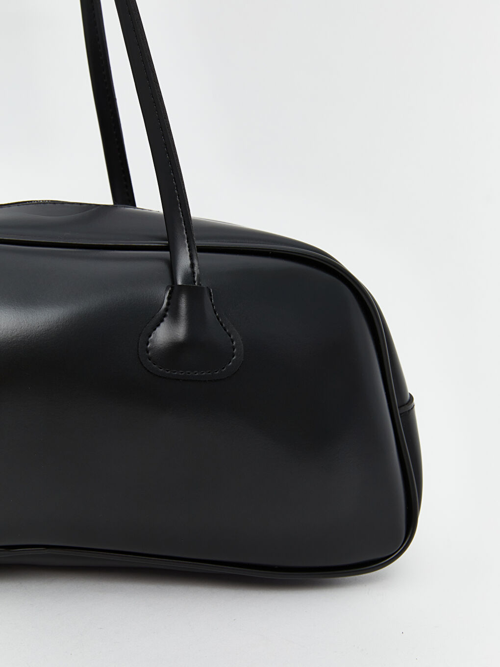 Leather Look Women's Shoulder Bag -S5M326Z8-CVL