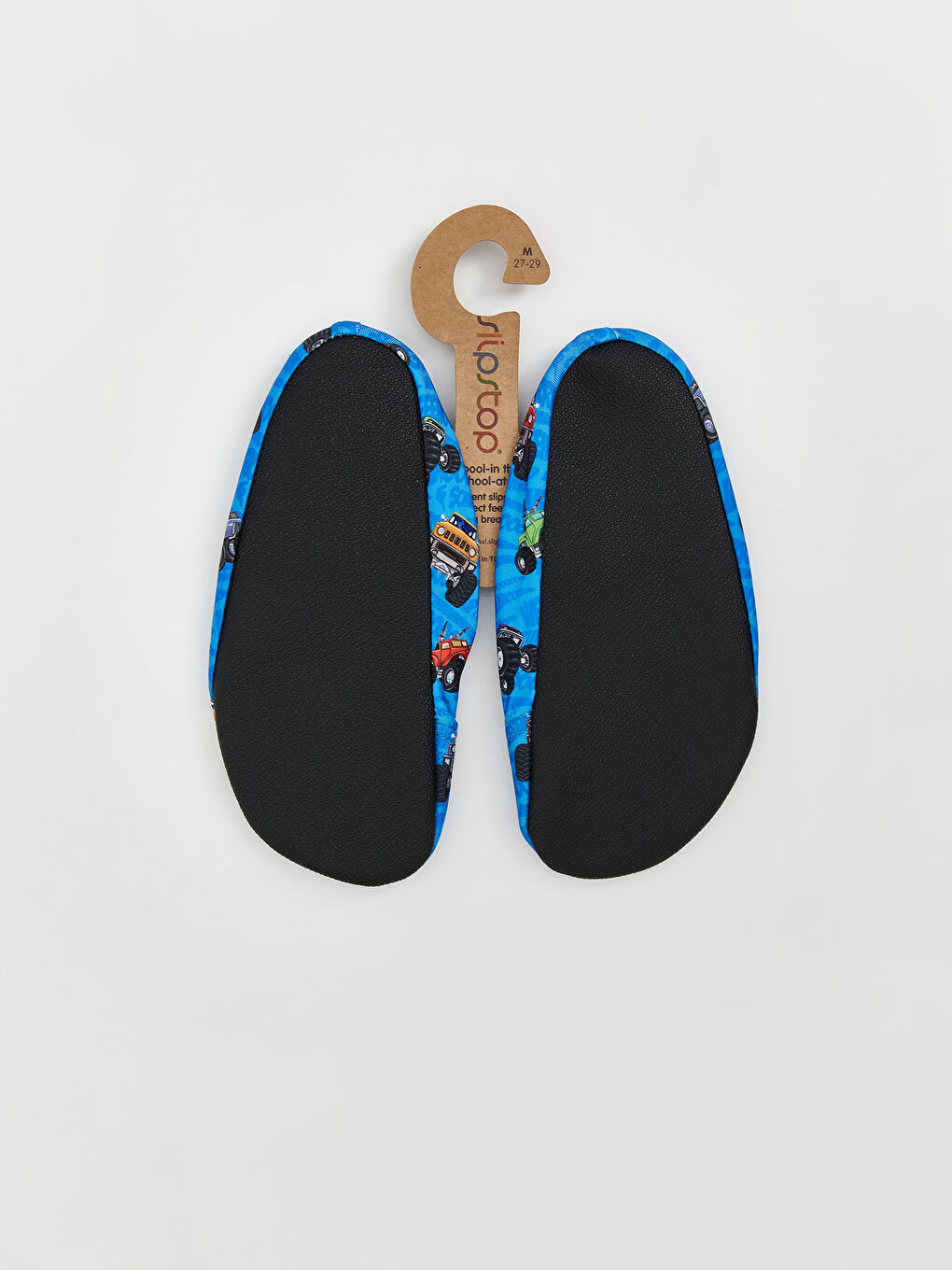 Mavi Baskılı Erkek Bebek Deniz Ayakkabısı-1