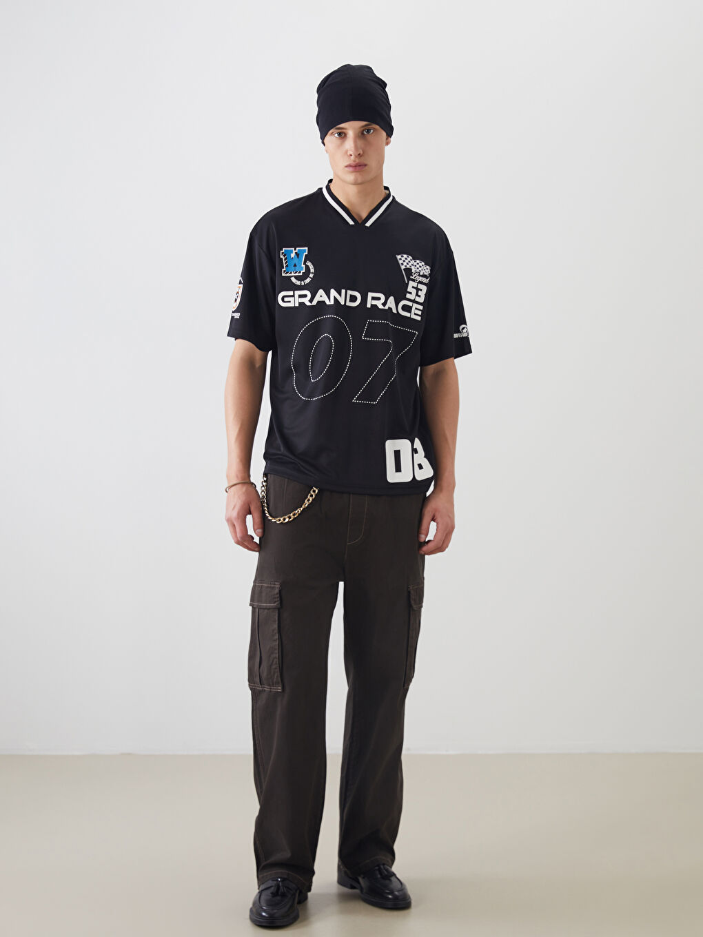 XSIDE Man BLACK T-Shirt -S5M360Z8-CVL