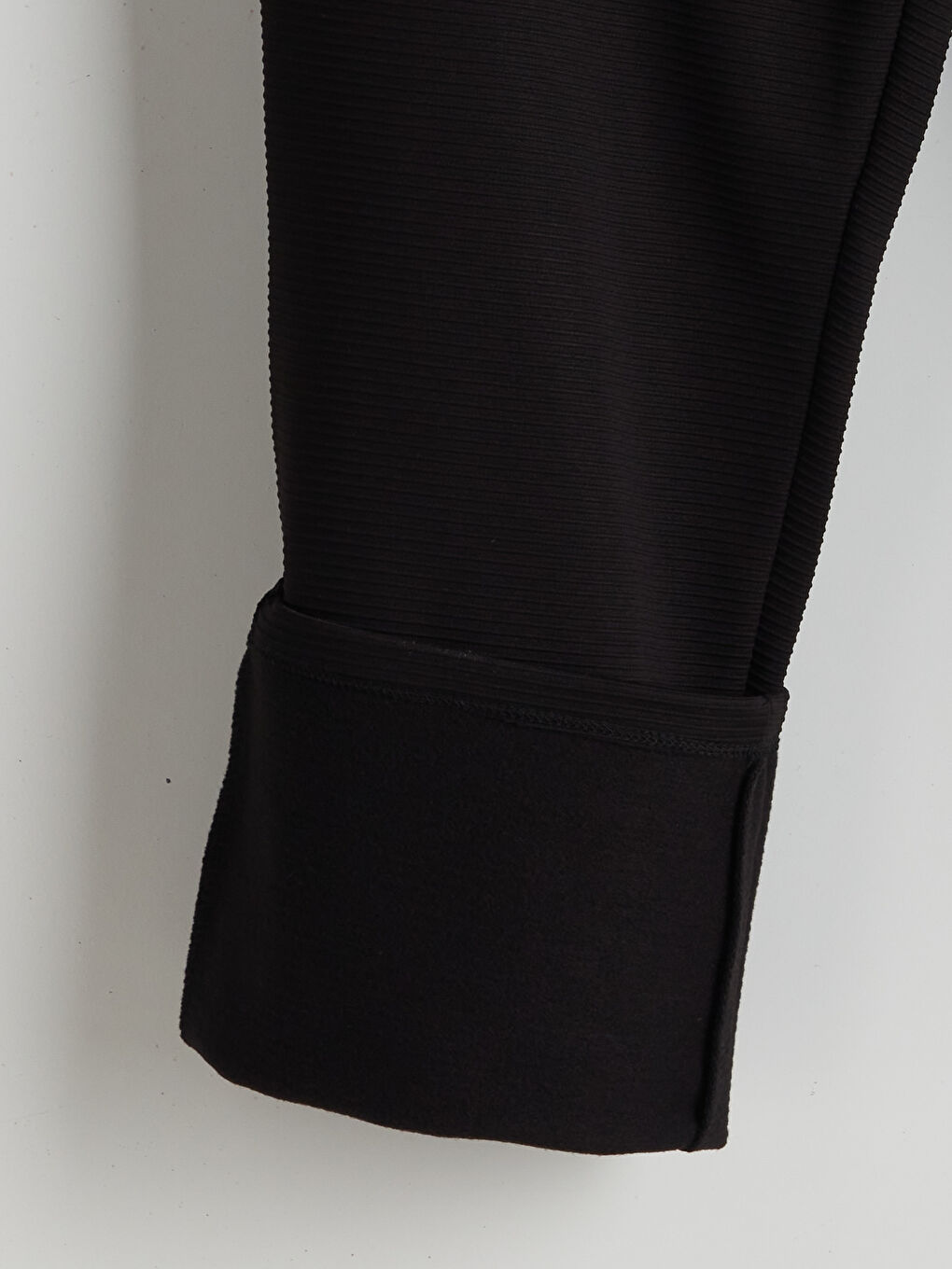 Siyah Standart Kalıp Erkek Eşofman Altı-6