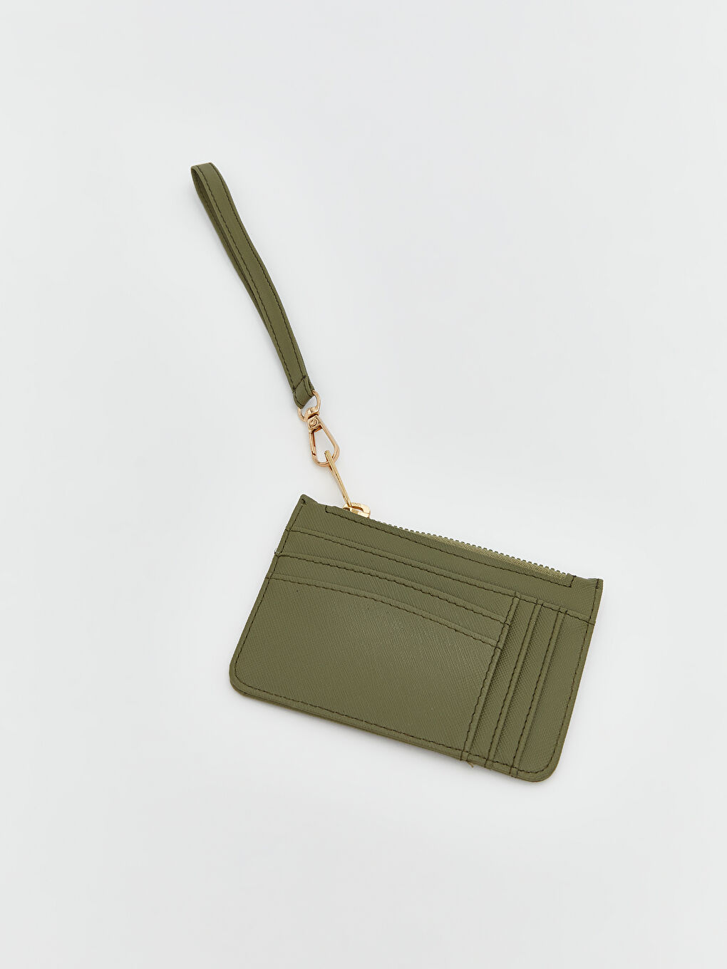 LCW ACCESSORIES Yeşil Deri Görünümlü Kadın Cüzdan