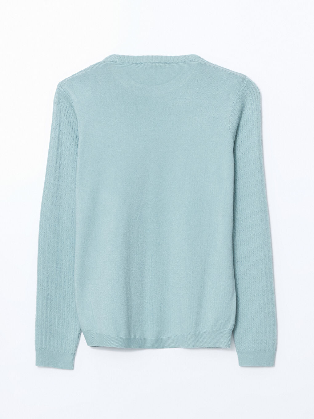 Crew Neck Self-Patterned Women's Knitwear Sweater-9
