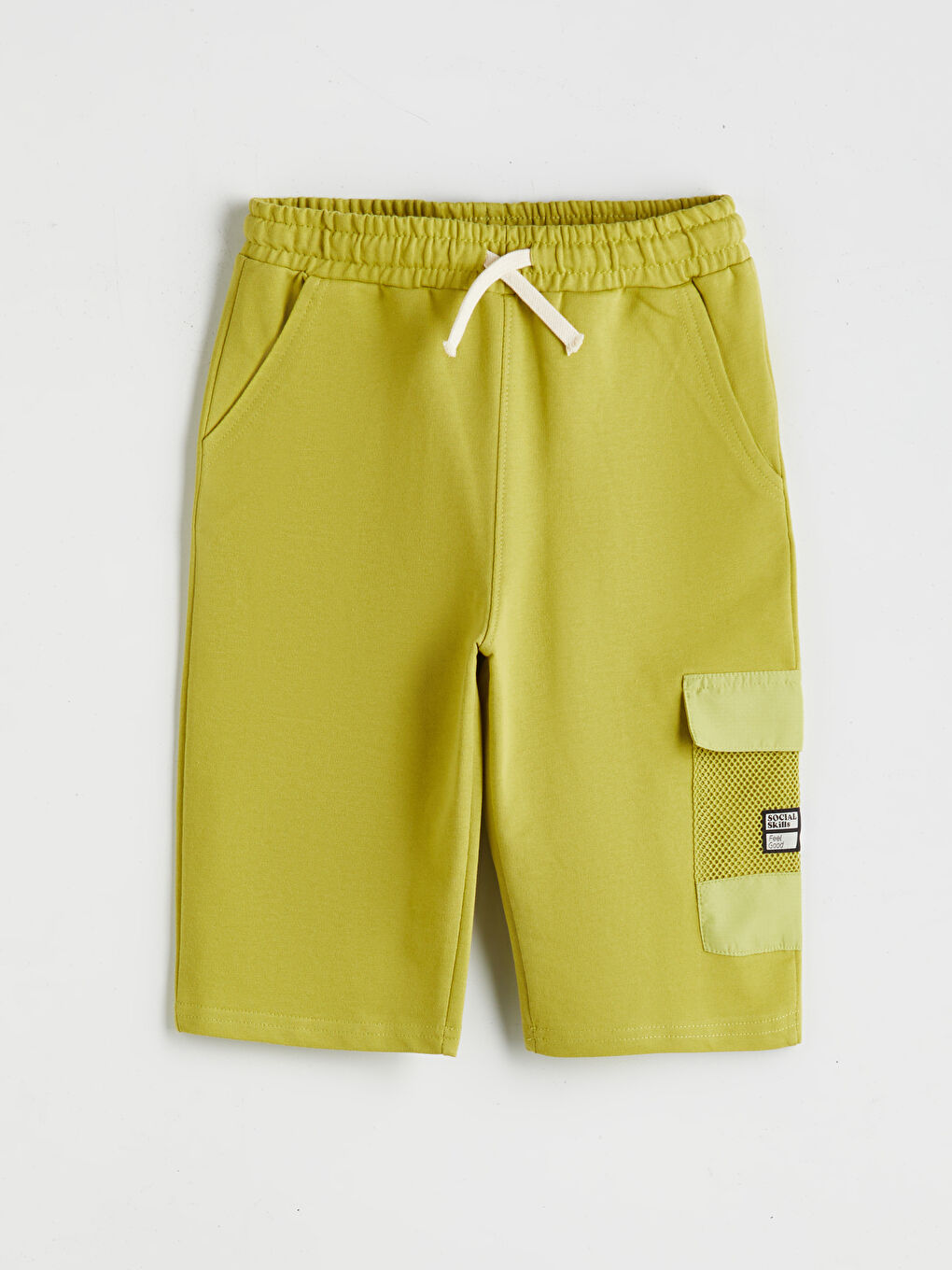 Elastic Waist Boys' Cargo Shorts -S5M439Z4-GCQ