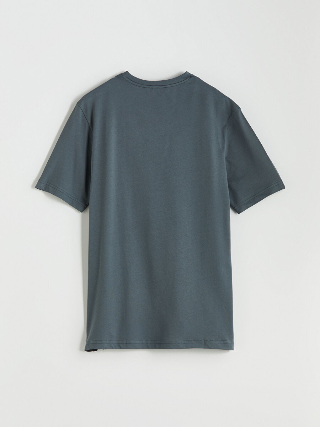 Yeşil DRY TOUCH Bisiklet Yaka Penye Erkek Tişört-9