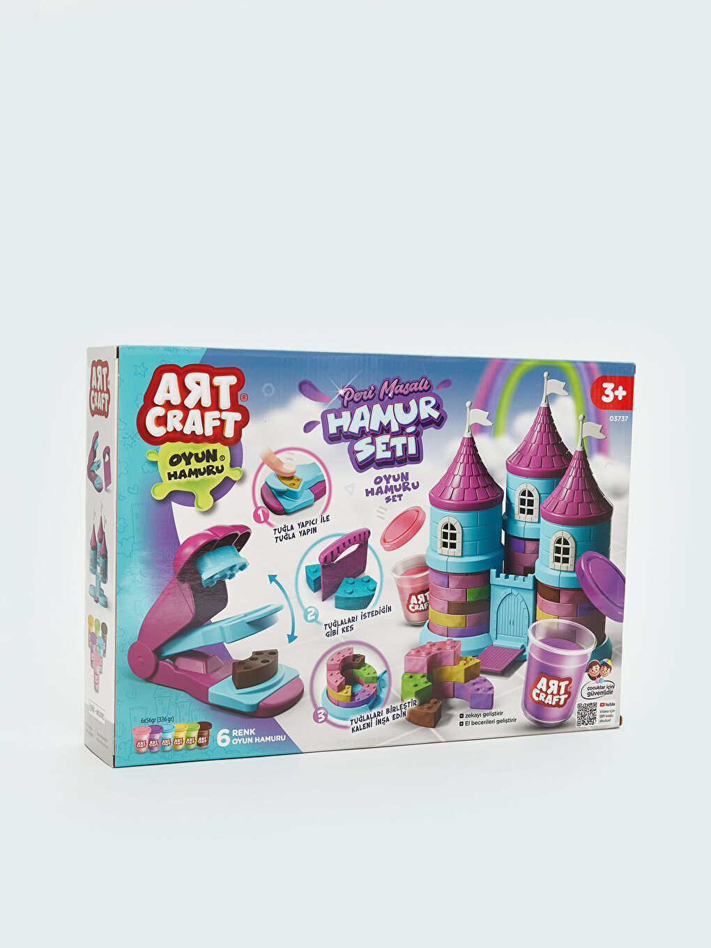 Peri Masalı Oyun Hamuru Şato Ev Seti