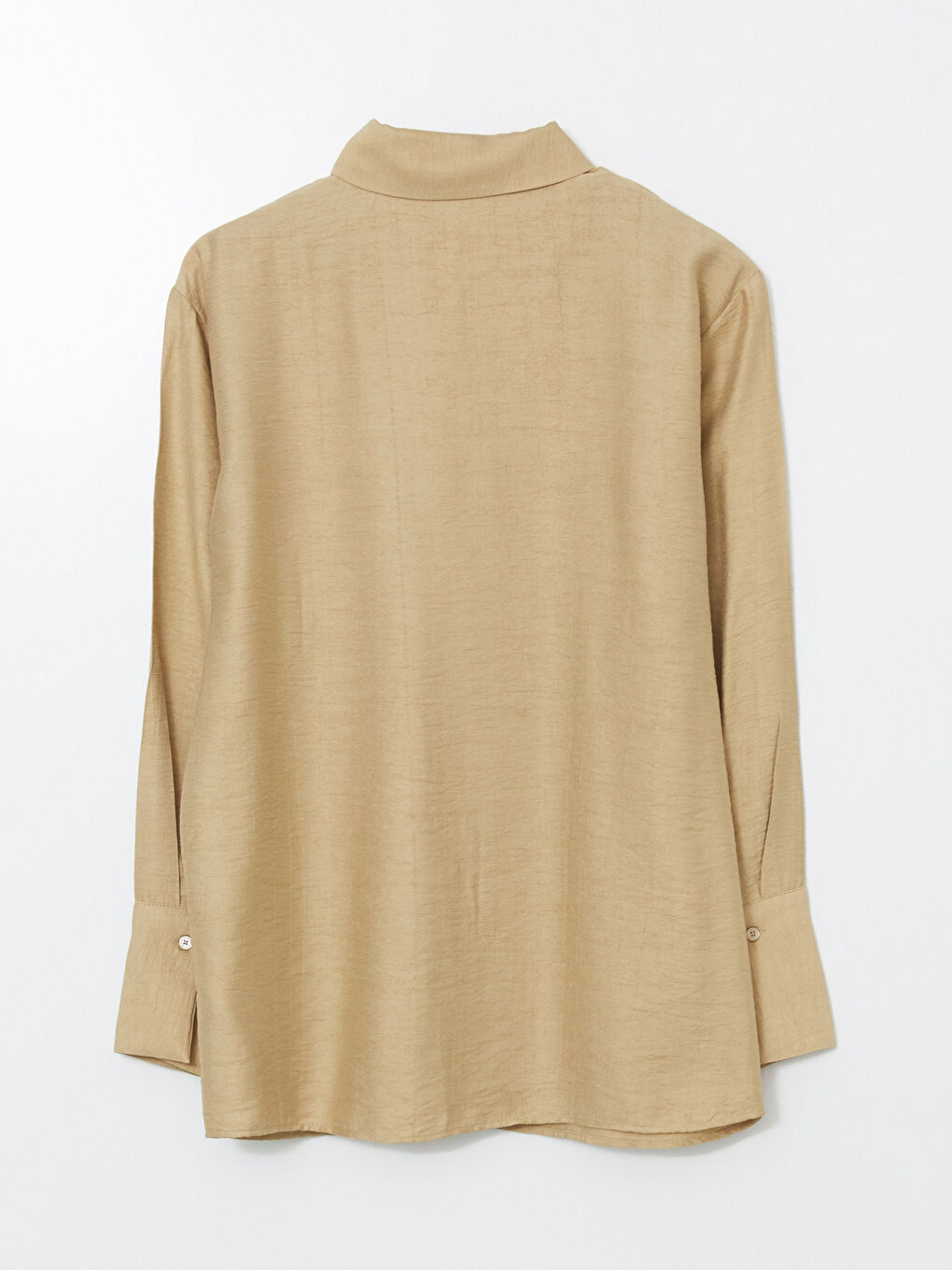 LCW Modest Haki Loose Fit Dokulu Kadın Gömlek Tunik - 6