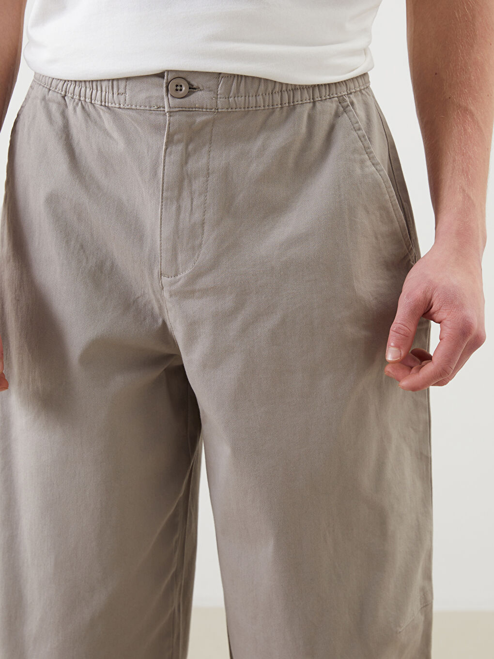 Comfortable Fit Men's Trousers -S5M598Z8-SHF