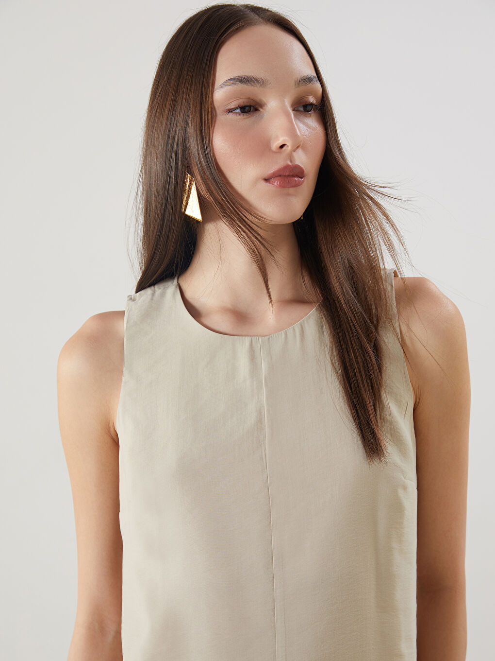 Woman BEIGE Dress -S5M630Z8-YCG