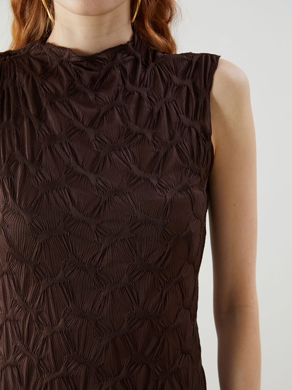 Woman BROWN Dress -S5M638Z8-HSK