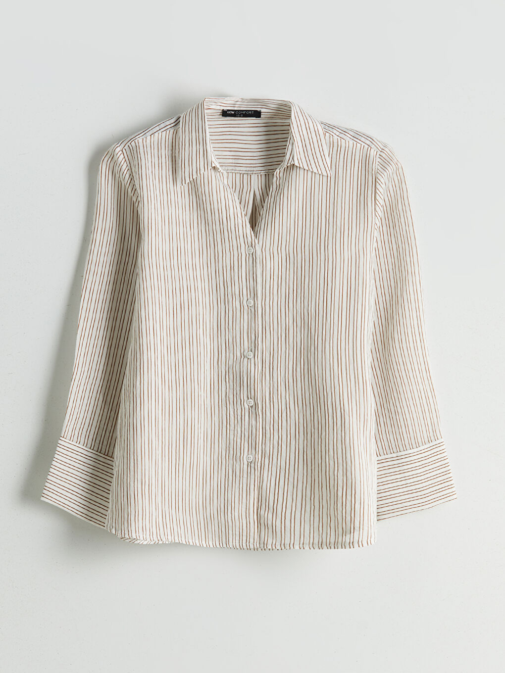 striped oversize women's shirt -S5M652Z8-LFC