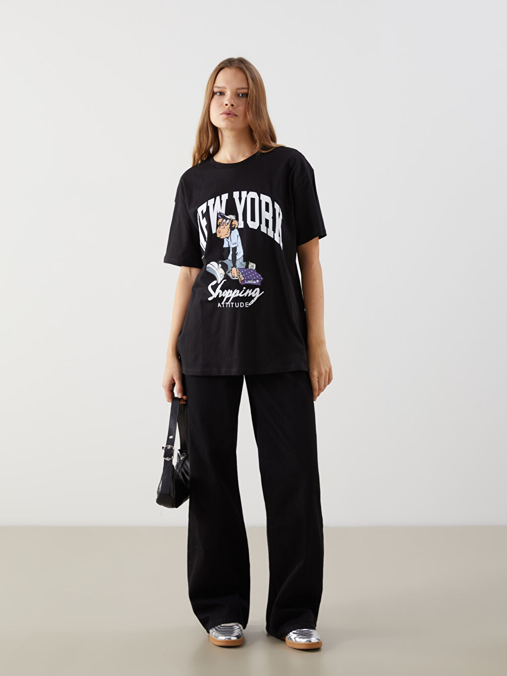 Crew Neck Nostalgic Monkey Printed Short Sleeve Women's T-Shirt -S5M656Z8-CVL