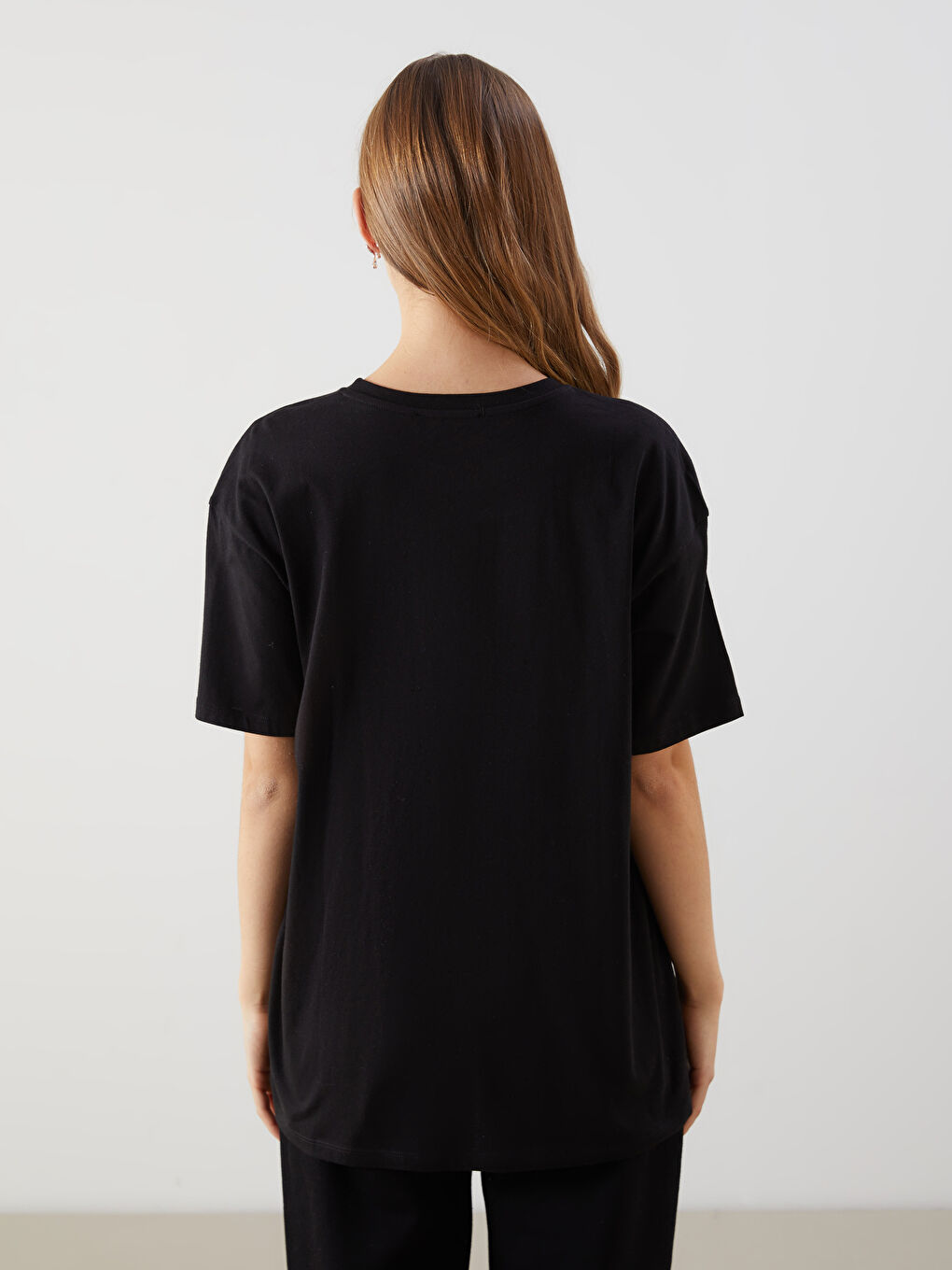 Crew Neck Nostalgic Monkey Printed Short Sleeve Women's T-Shirt -S5M656Z8-CVL