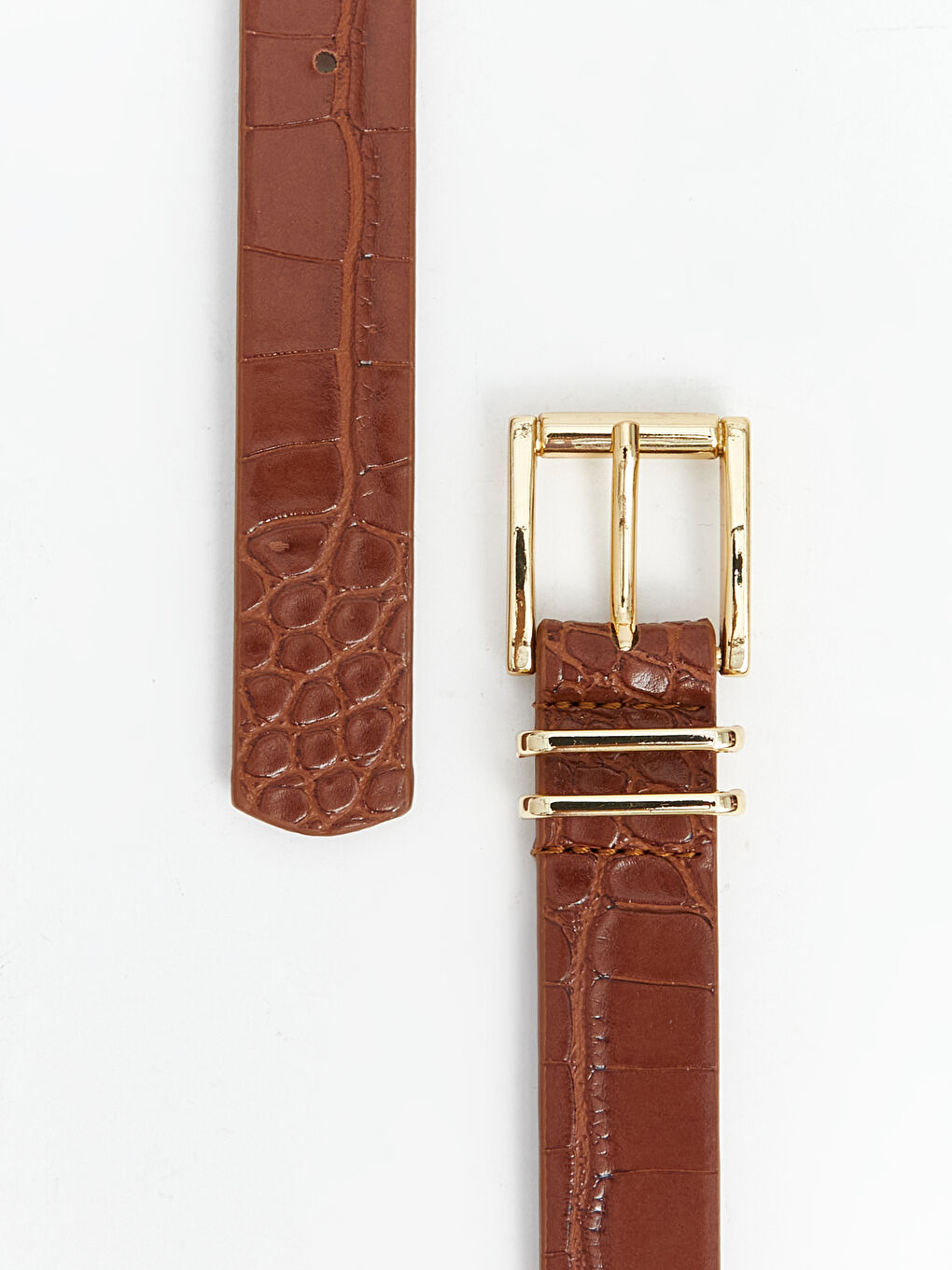 Faux Leather Women's Belt 2 Pack-4