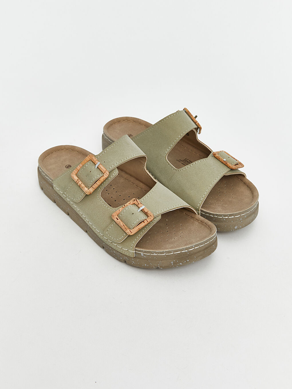 LCW STEPS Suede Look Women's Slippers -S5M671Z8-FG0