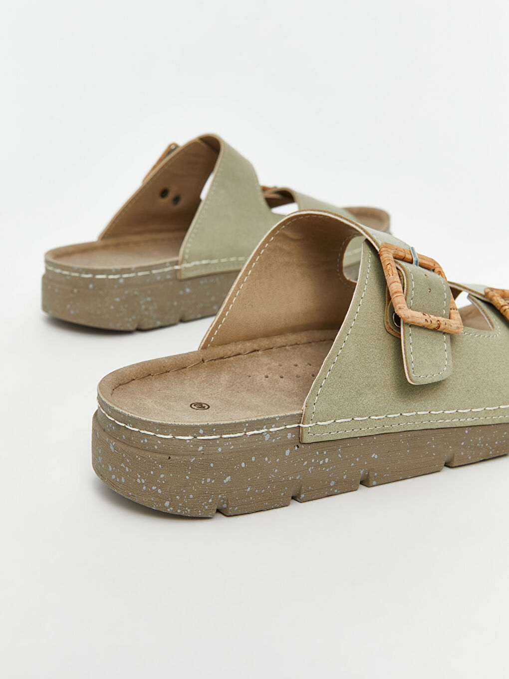 LCW STEPS Suede Look Women's Slippers -S5M671Z8-FG0