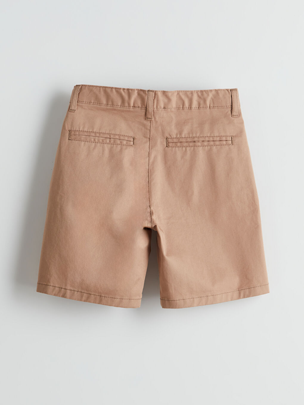 Bej Beli Ayarlanabilir Lastikli Erkek Çocuk Şort-1