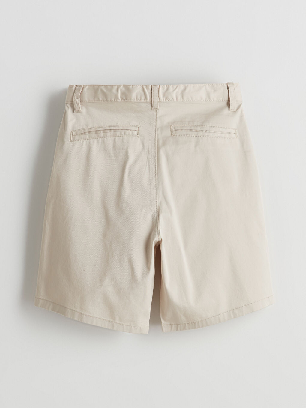 Bej Beli Ayarlanabilir Lastikli Erkek Çocuk Şort-2