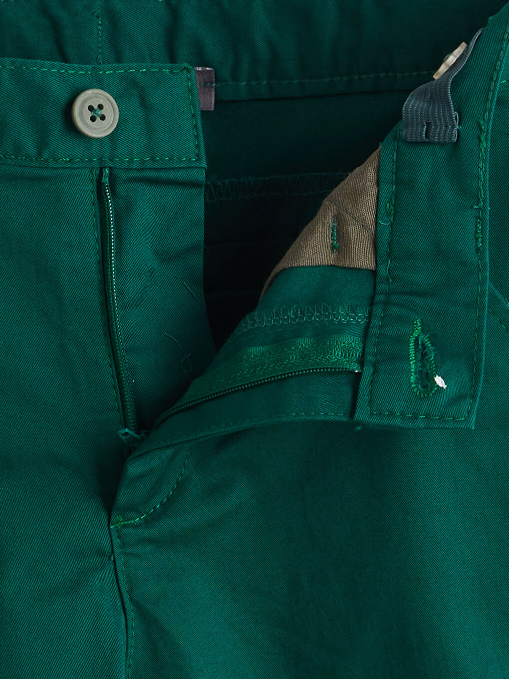 Yeşil Beli Ayarlanabilir Lastikli Erkek Çocuk Şort-2