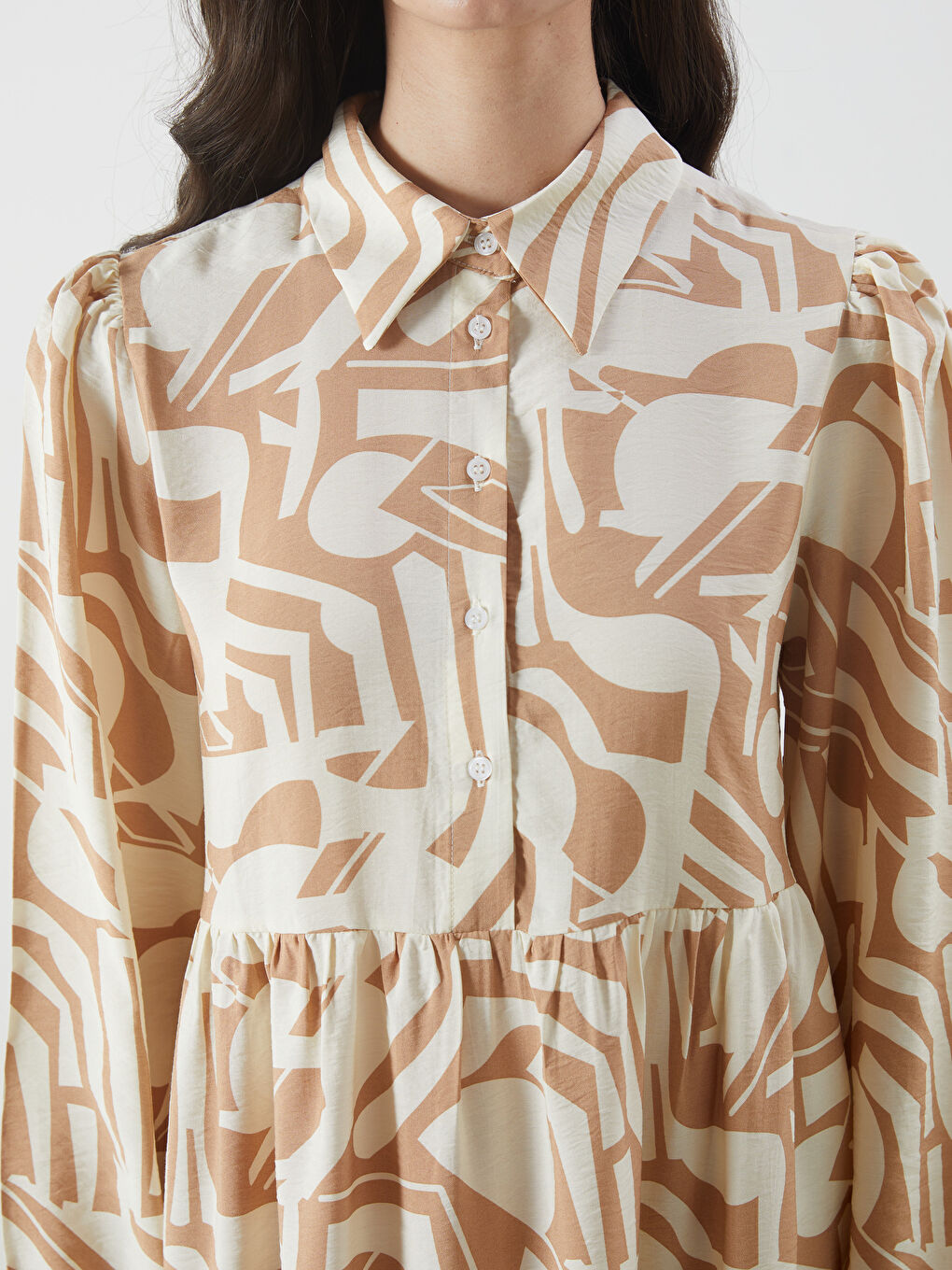 Woman BEIGE Dress -S5M691Z8-LQB