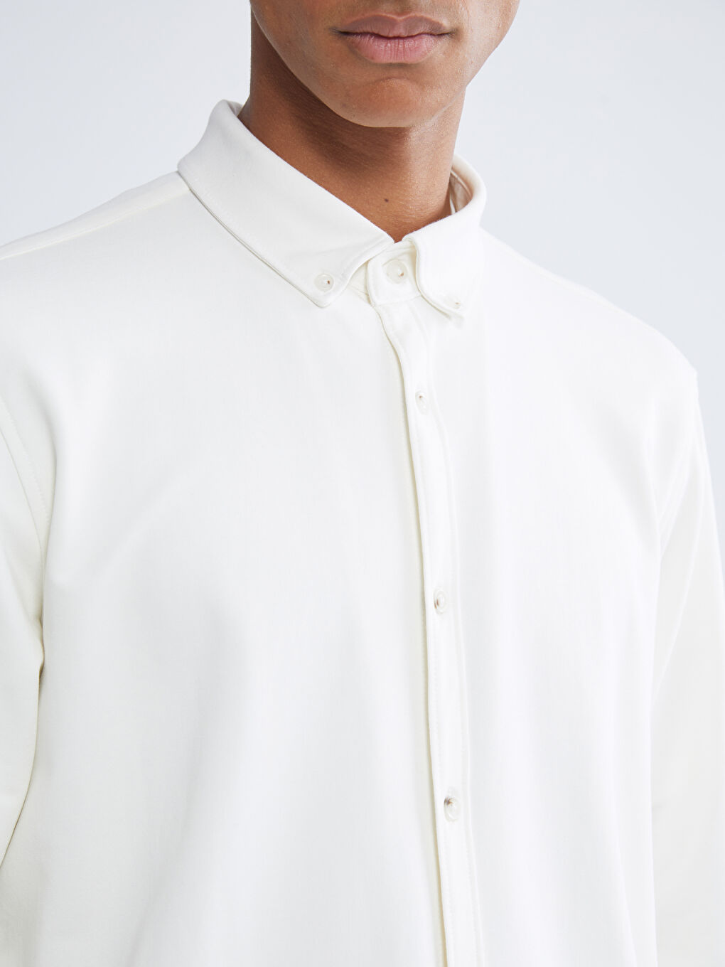 Schlankes Langarmhemd für Herren-4