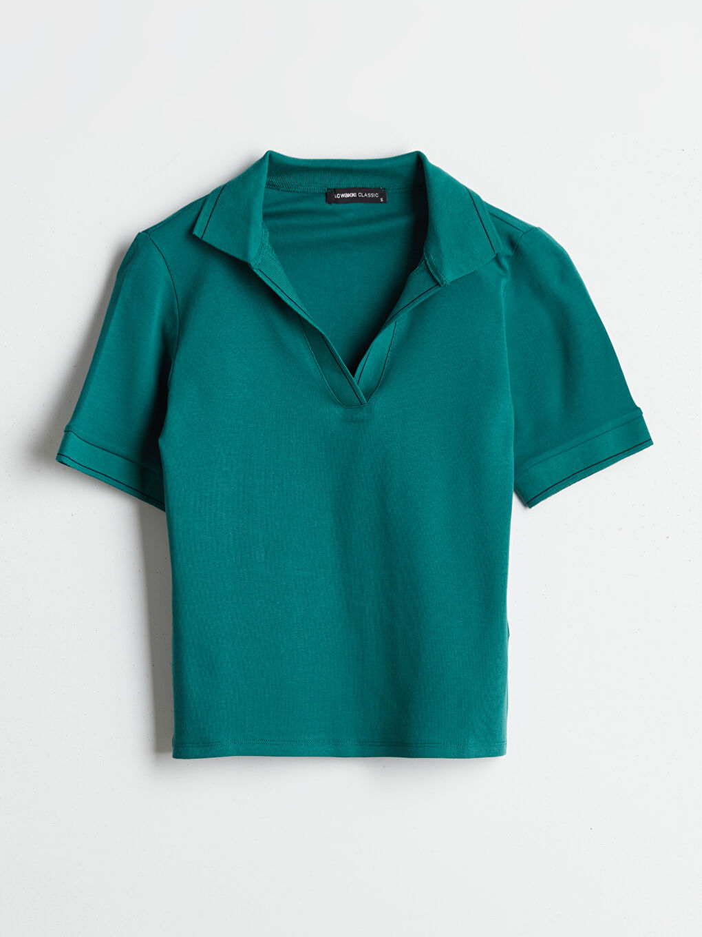 Polo Neck Women's T-Shirt -S5M725Z8-JRU