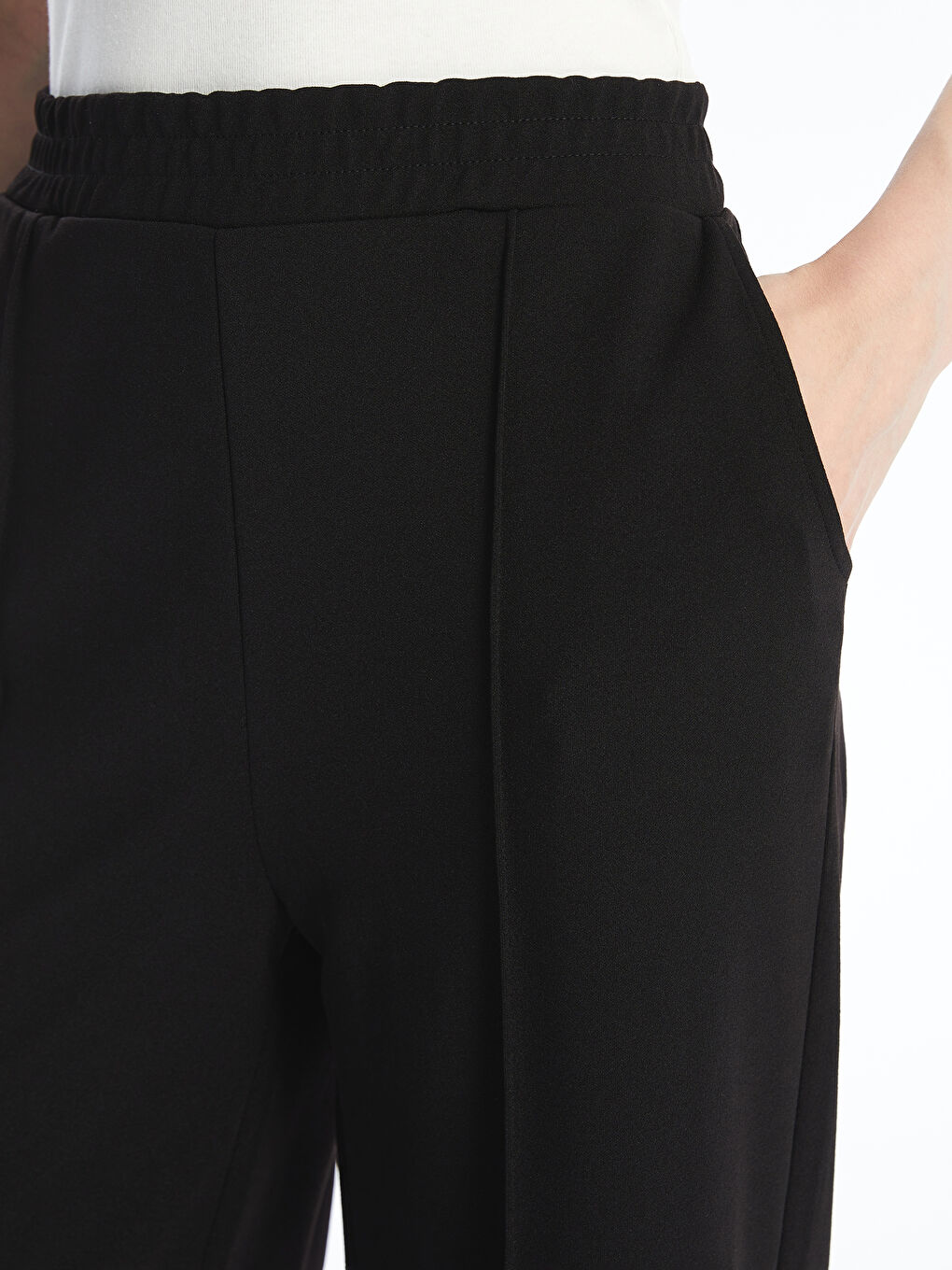 Women's Sweatpants with Elastic Waist -S5M727Z8-CVL