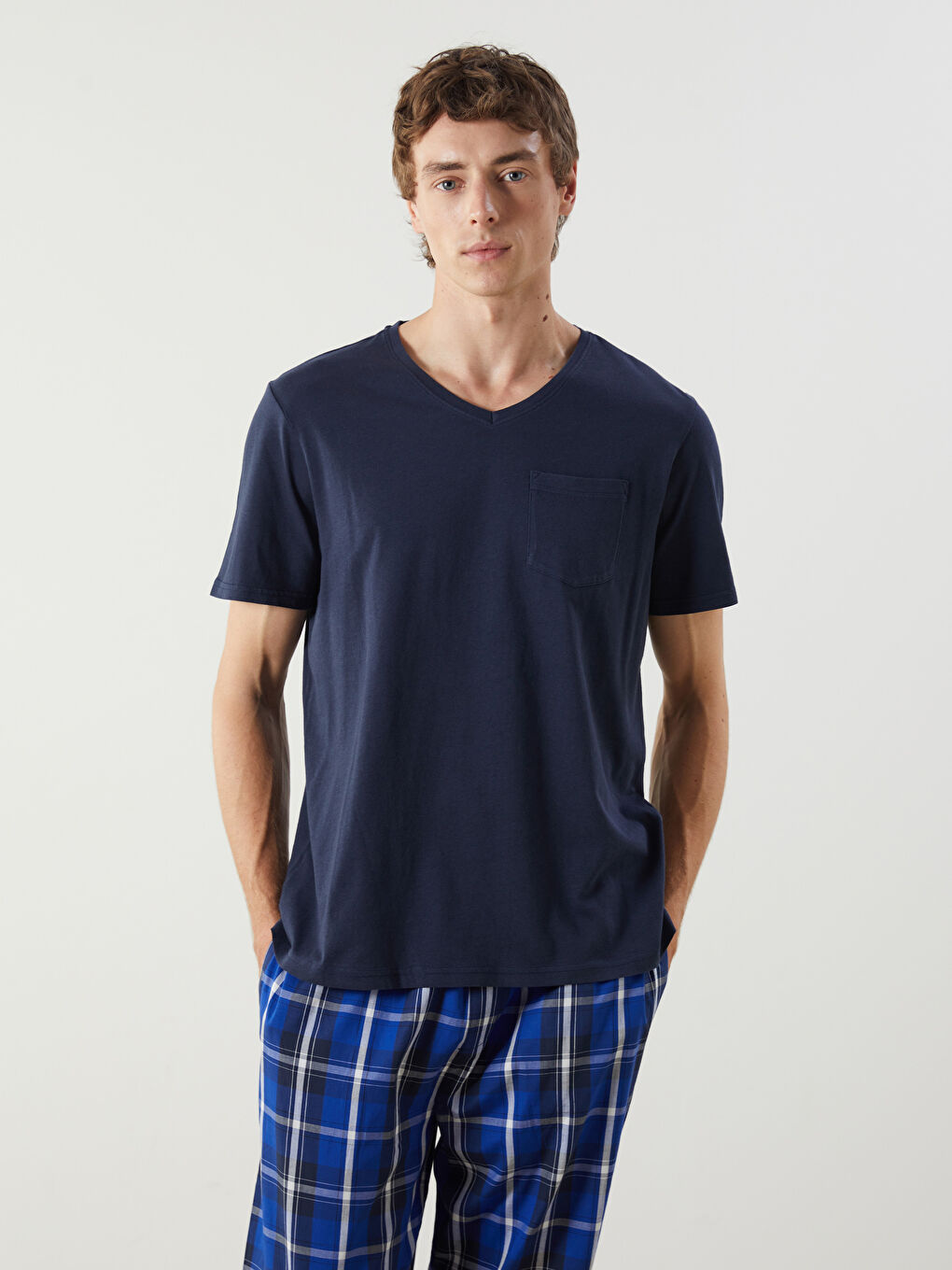 Regular Fit Men's Pyjama Set -S5M735Z8-RFF
