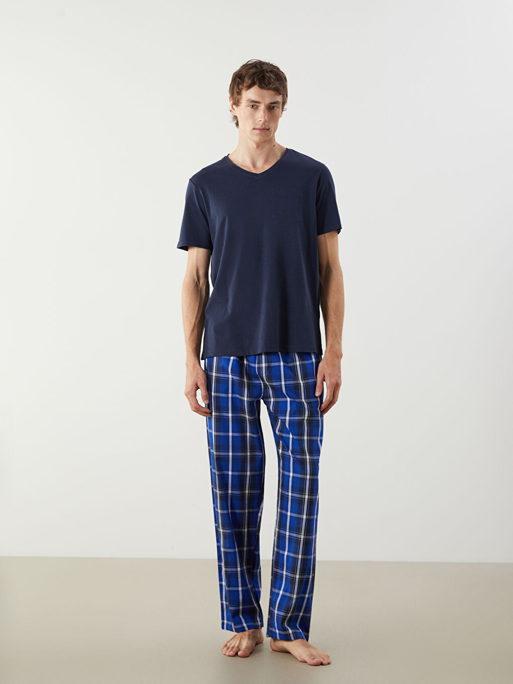 Regular Fit Men's Pyjama Set -S5M735Z8-RFF