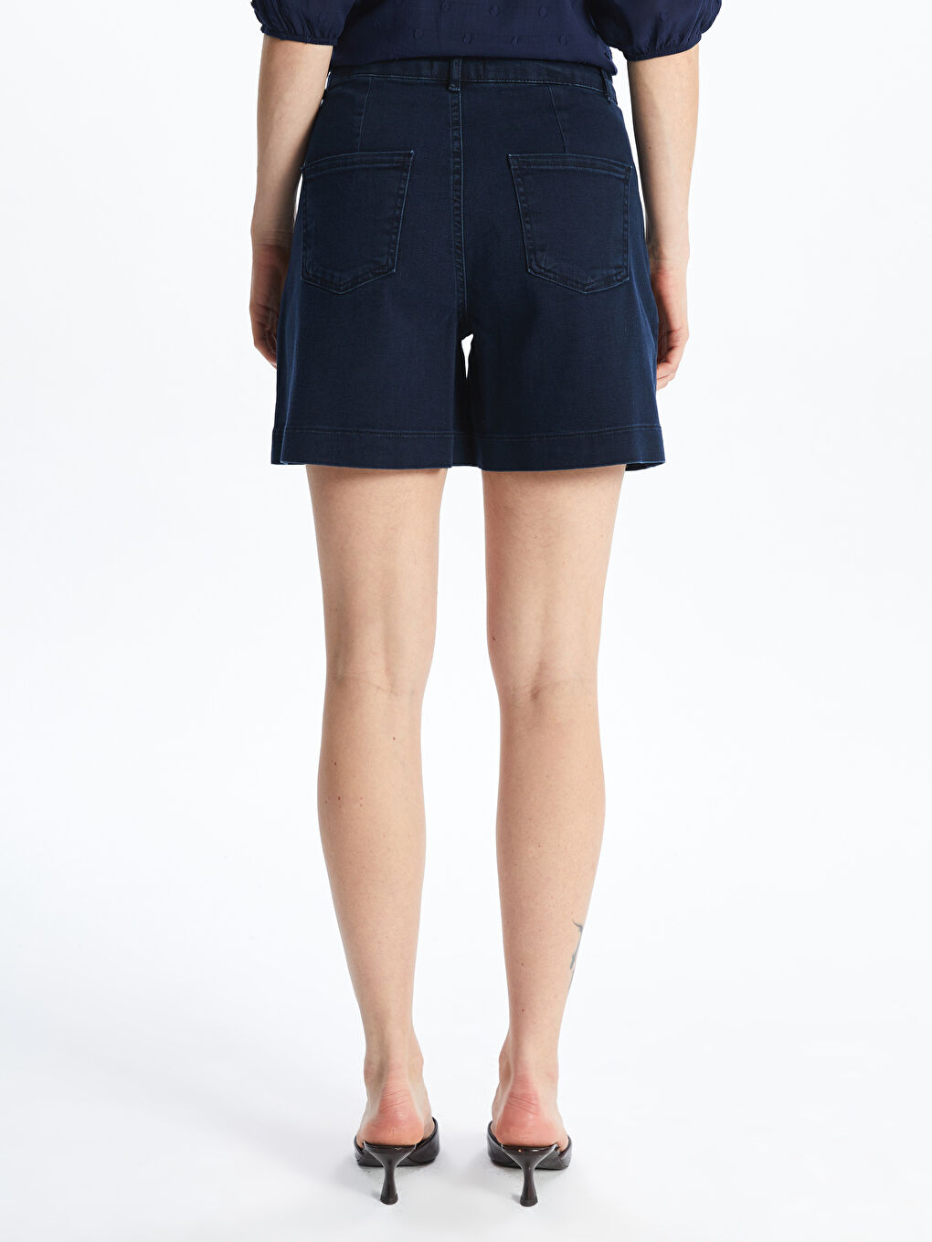Regular Fit Women's Denim Shorts -S5M740Z8-507
