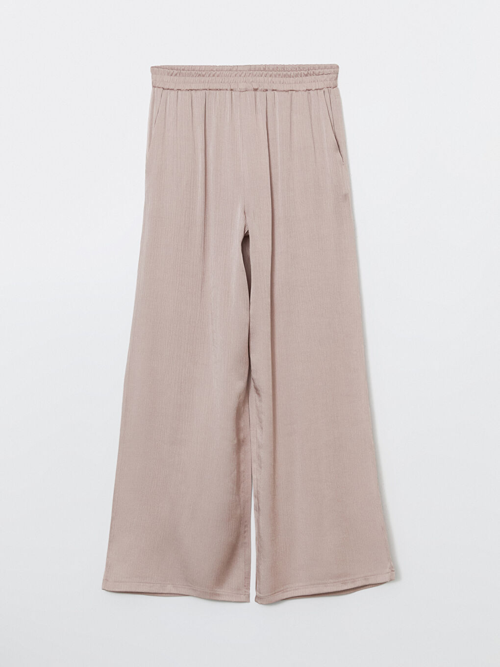 LCW Modest Pembe Beli Lastikli Dokulu Kadın Pantolon - 4