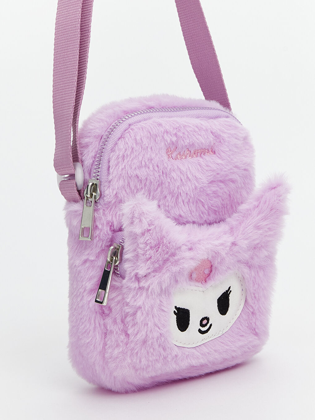 Kuromi Printed Girl'S Plush Shoulder Bag -S5M802Z4-GES