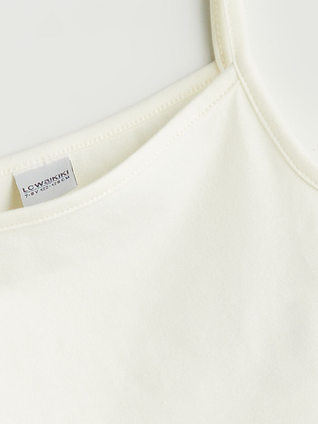 Sarı Kare Yaka Kız Çocuk Atlet-1