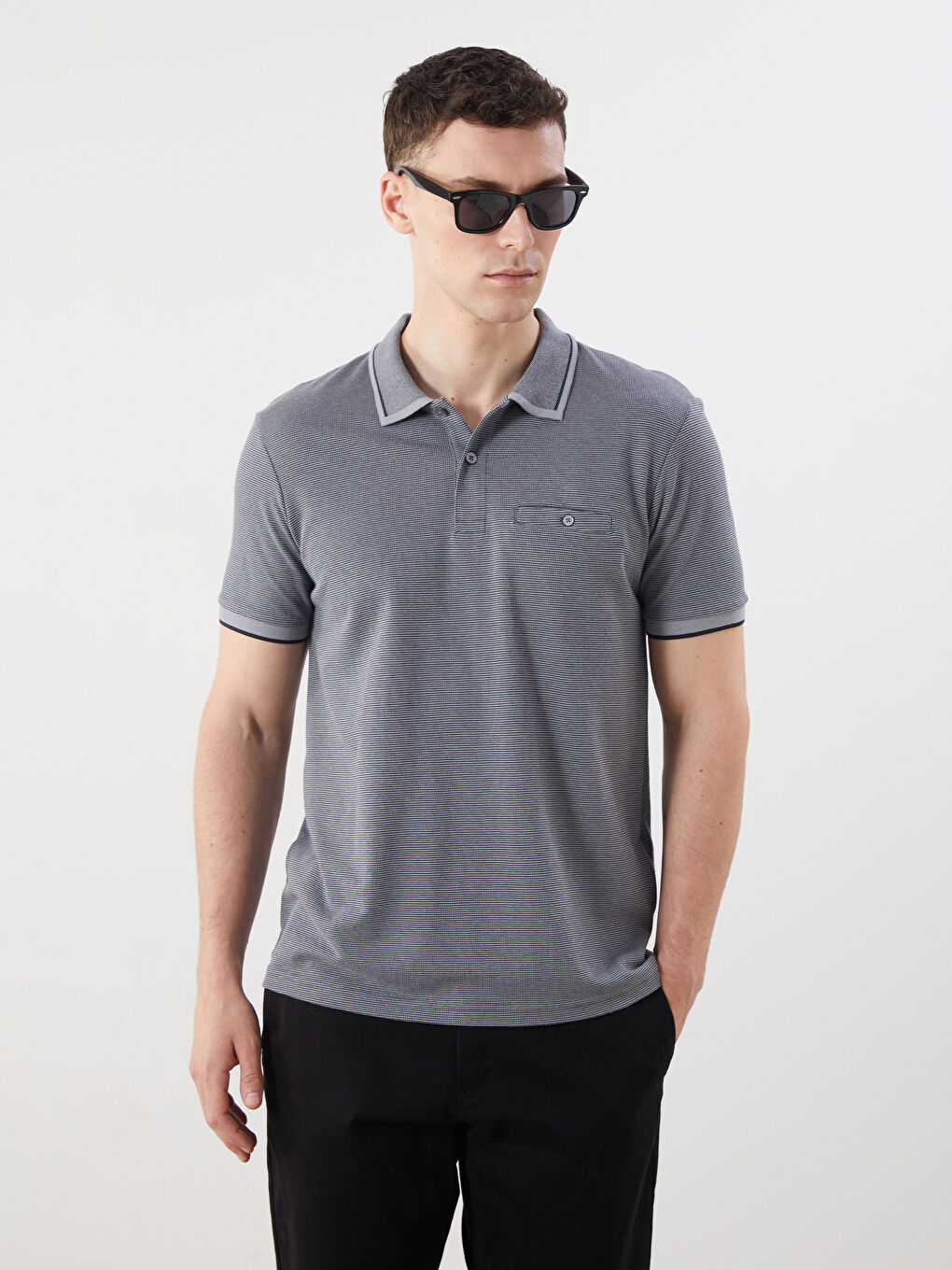 LCWAIKIKI Classic Men's Polo Neck T-Shirt -S5M846Z8-MKK