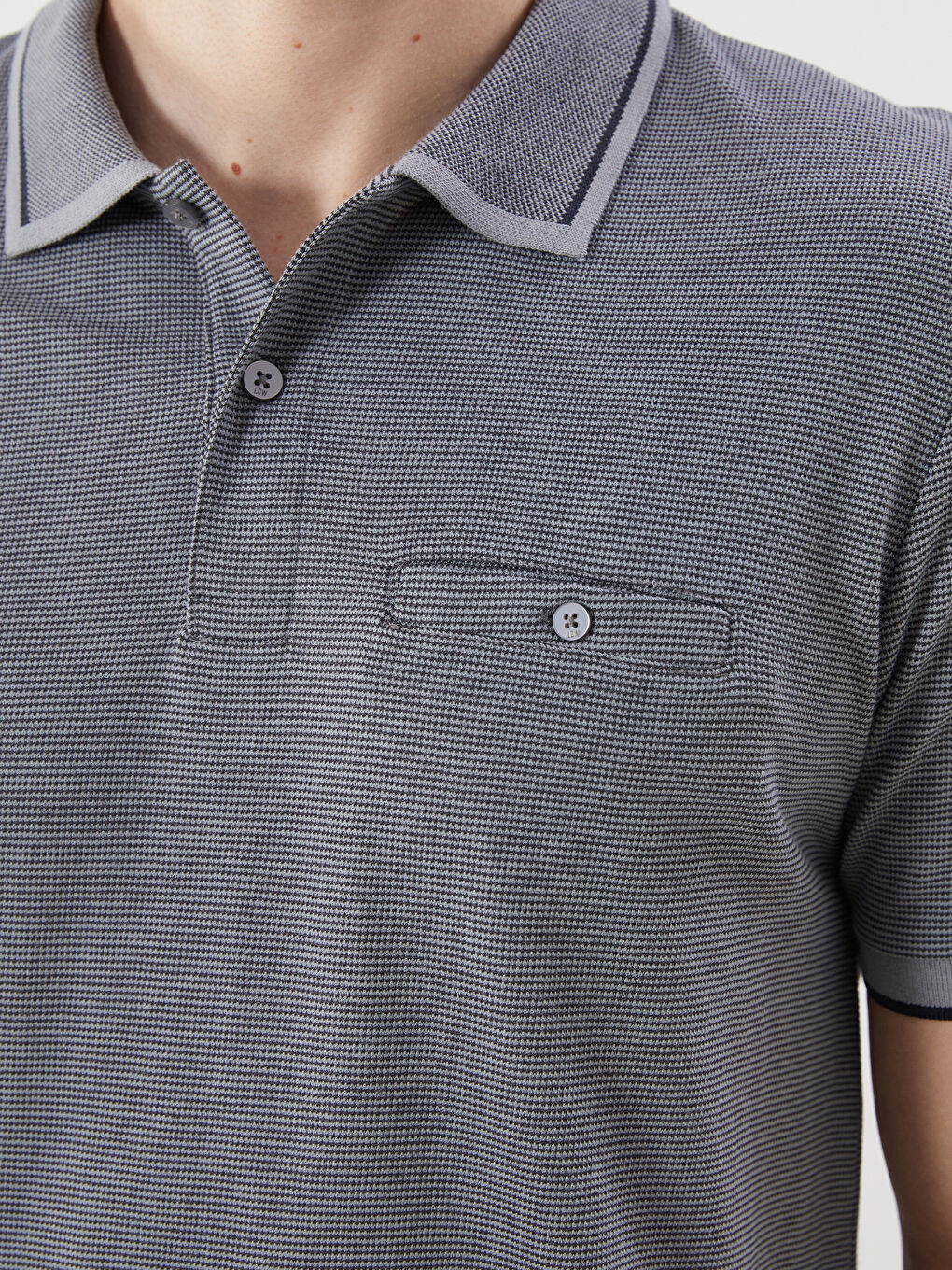 LCWAIKIKI Classic Men's Polo Neck T-Shirt -S5M846Z8-MKK