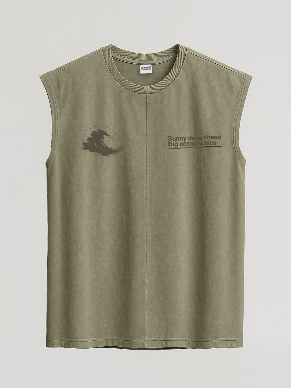 LCW Kids Crew Neck Boys' Tank Top -S5M854Z4-GYP