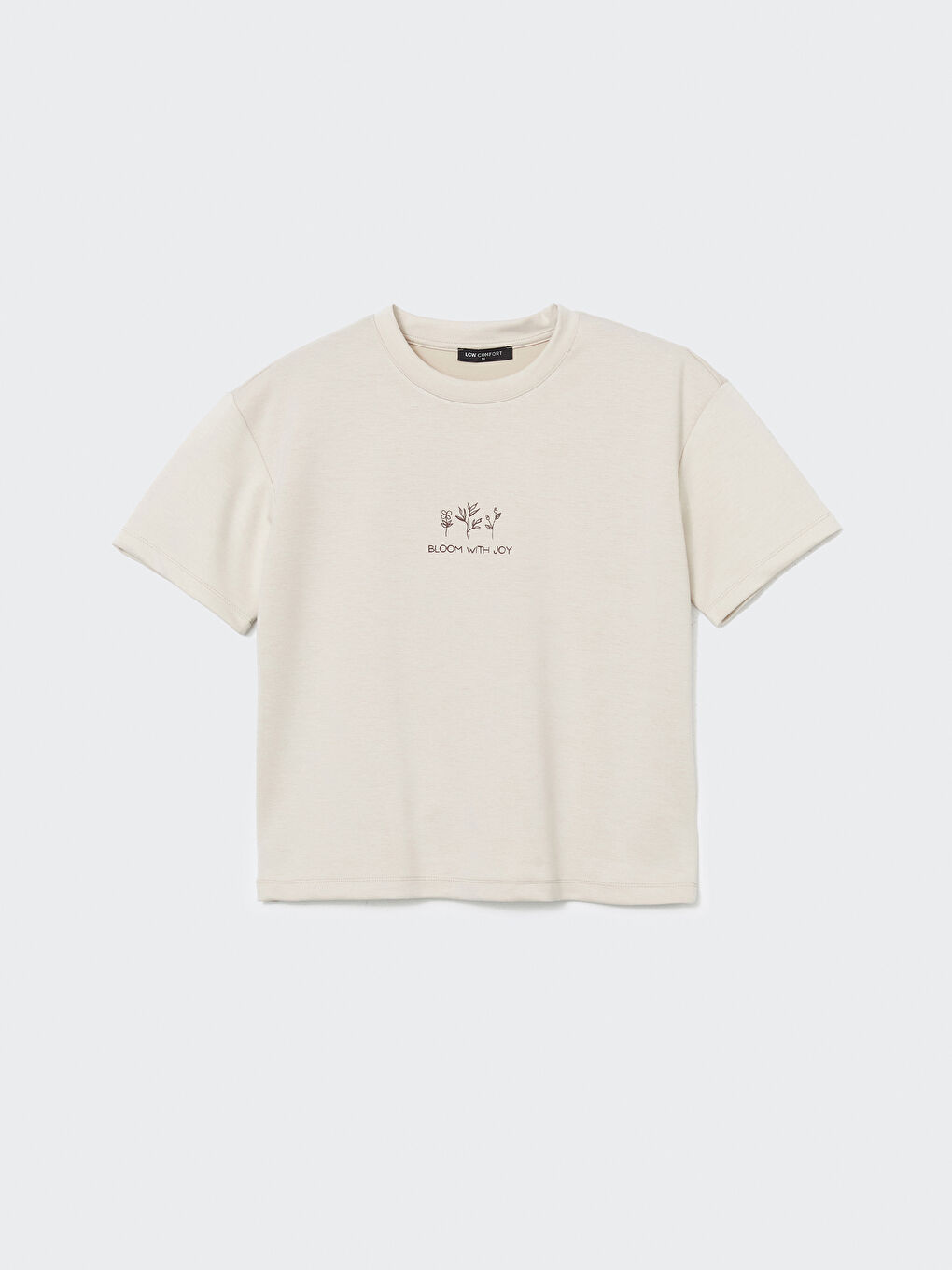 Crew Neck Printed Women's T-shirt -S5M904Z8-DEC