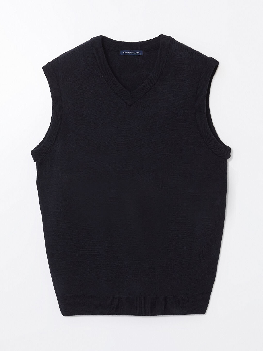 Standard Fit V Neck Men's Knitwear Sweater Vest -S5M906Z8-RFH