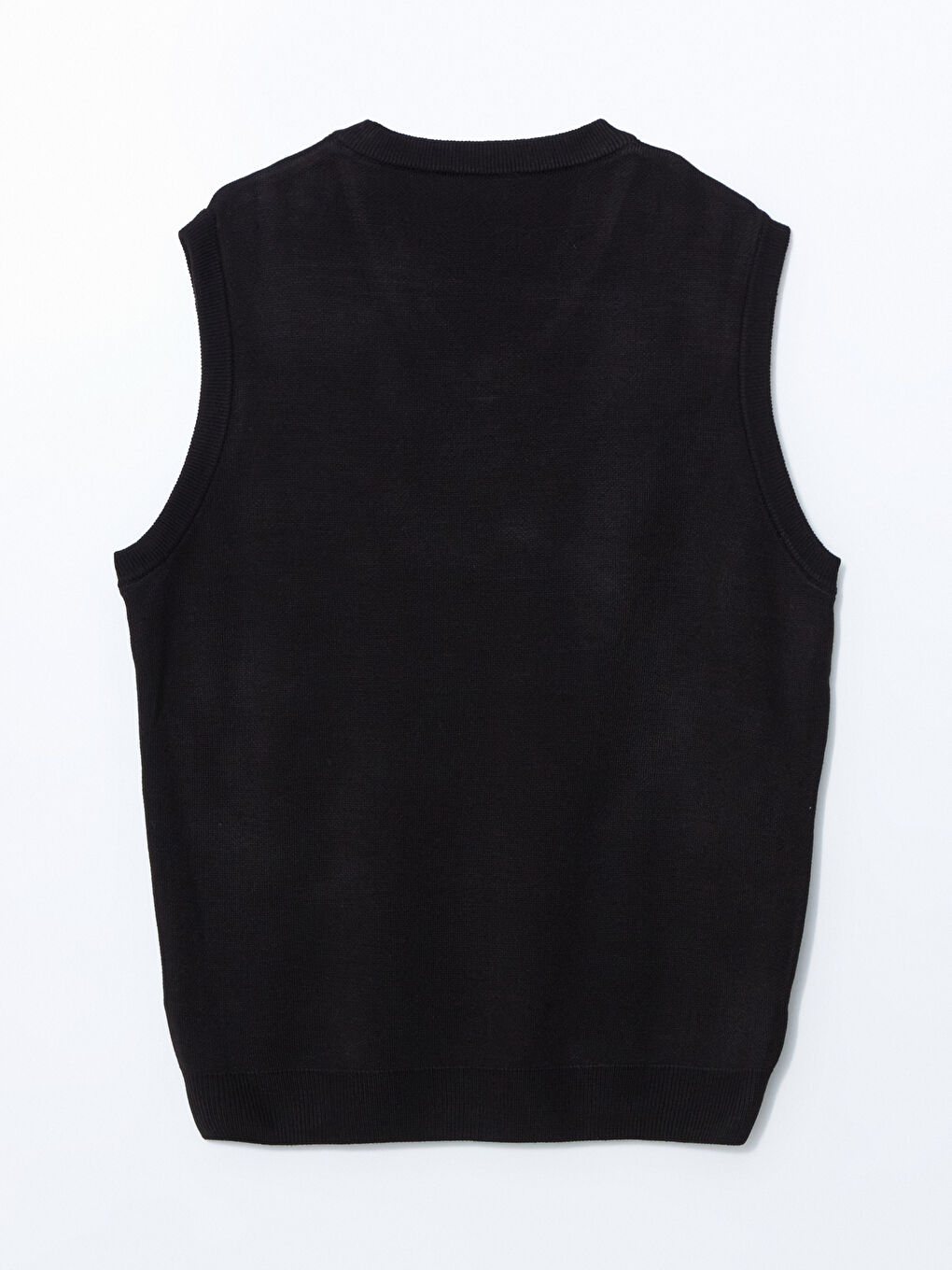 Standard Fit V Neck Men's Knitwear Sweater Vest-7