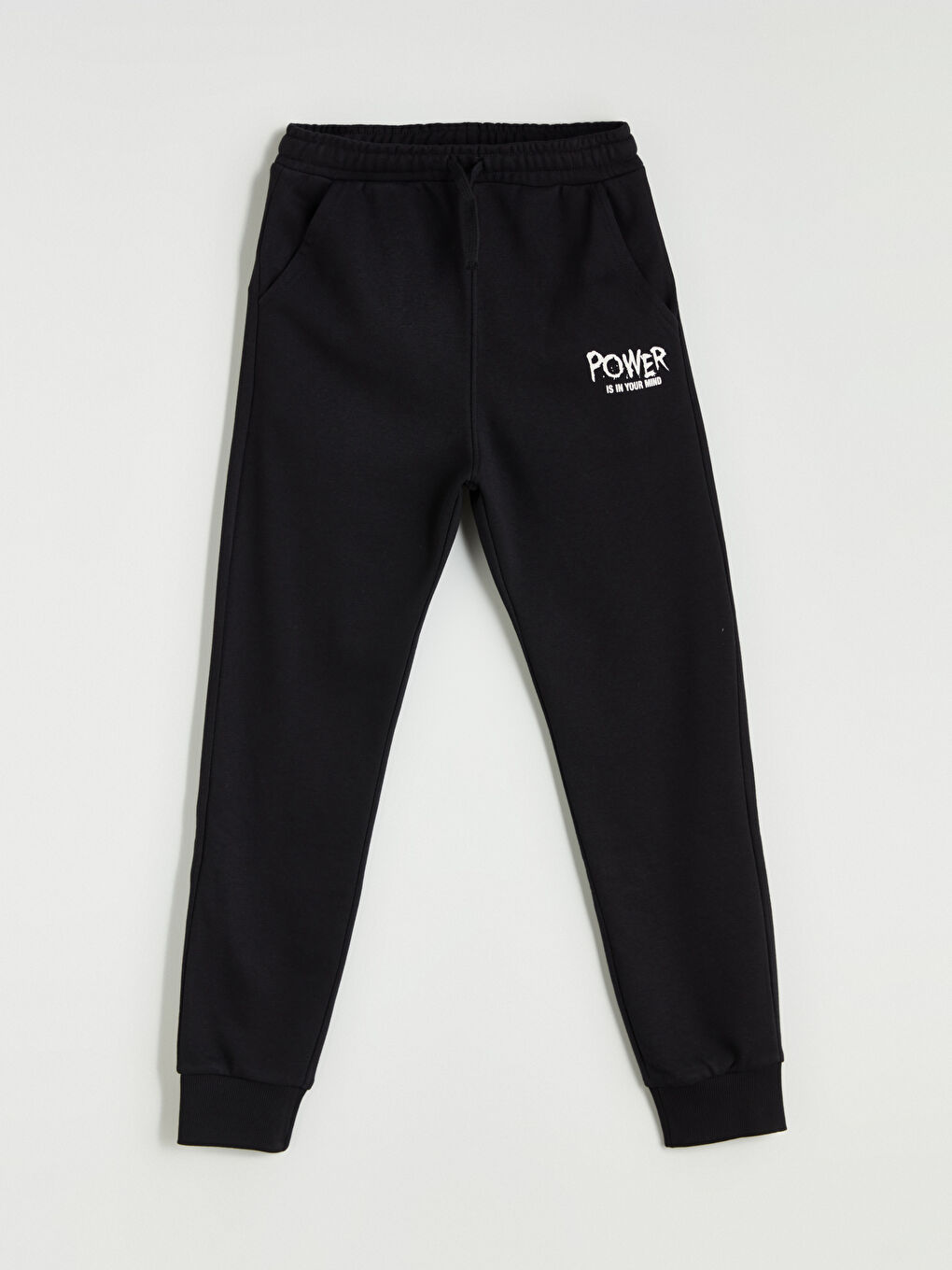 Siyah Kapüşonlu Erkek Çocuk Eşofman Takım-4