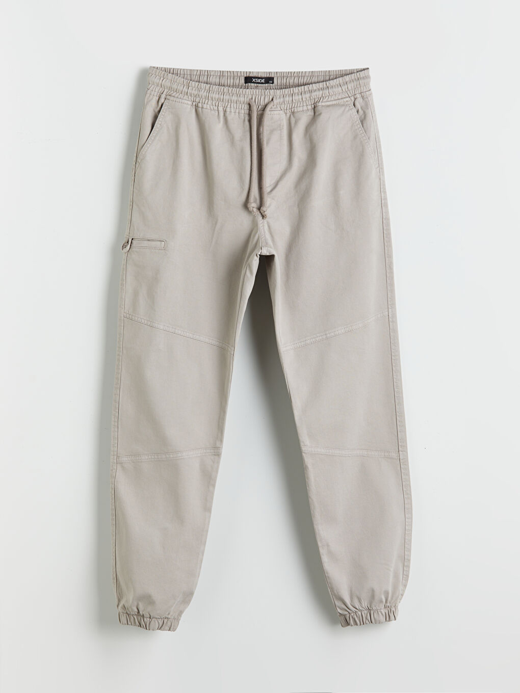 Slim Fit Twill Men's Trousers-4