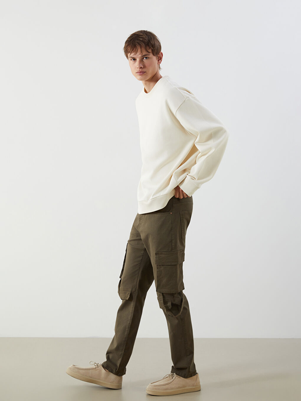 Slim Fit Men's Cargo Trousers