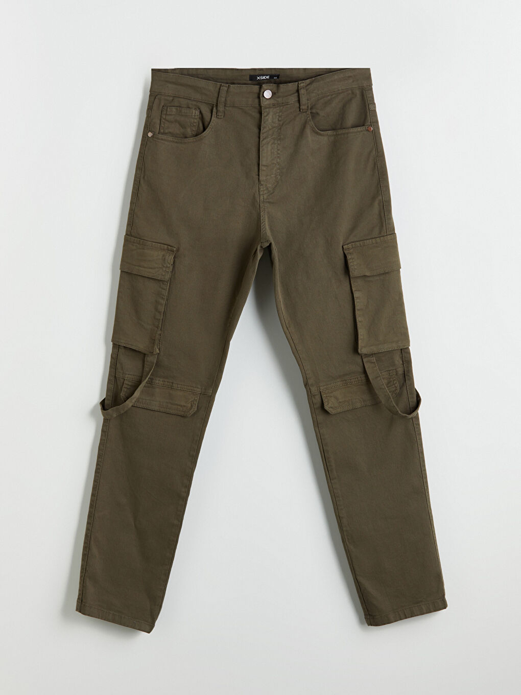 Slim Fit Men's Cargo Trousers-4