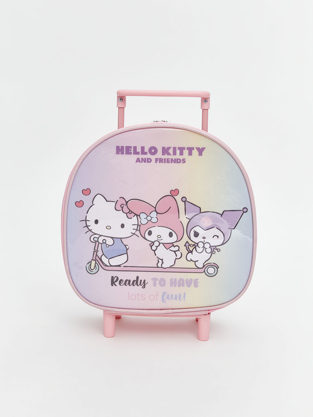 LCW ACCESSORIES Karişik Hello Kitty Baskılı Kız Çocuk Çekçekli Çanta