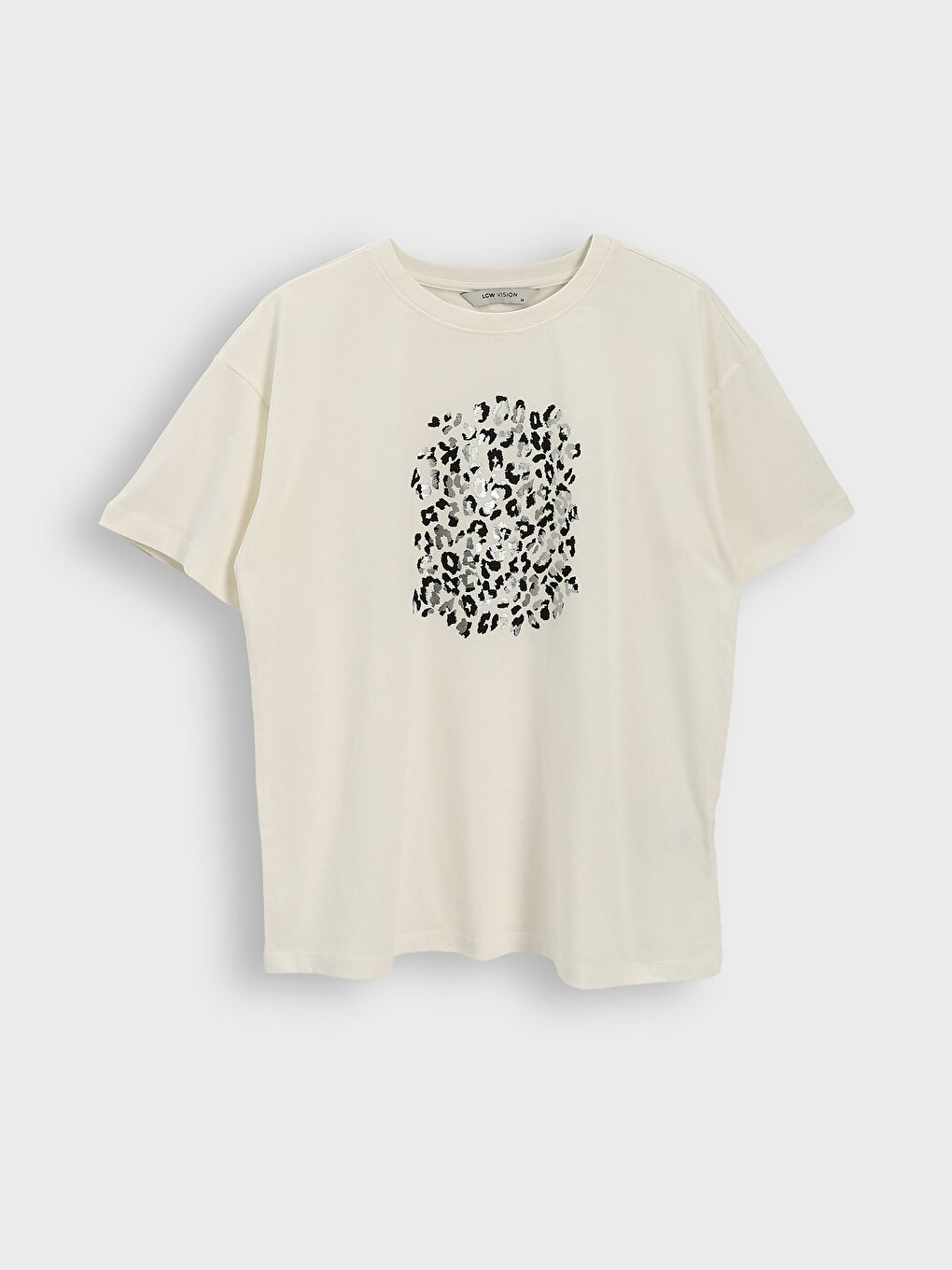 Crew Neck Printed Women's T-Shirt -S5MA57Z8-FFB
