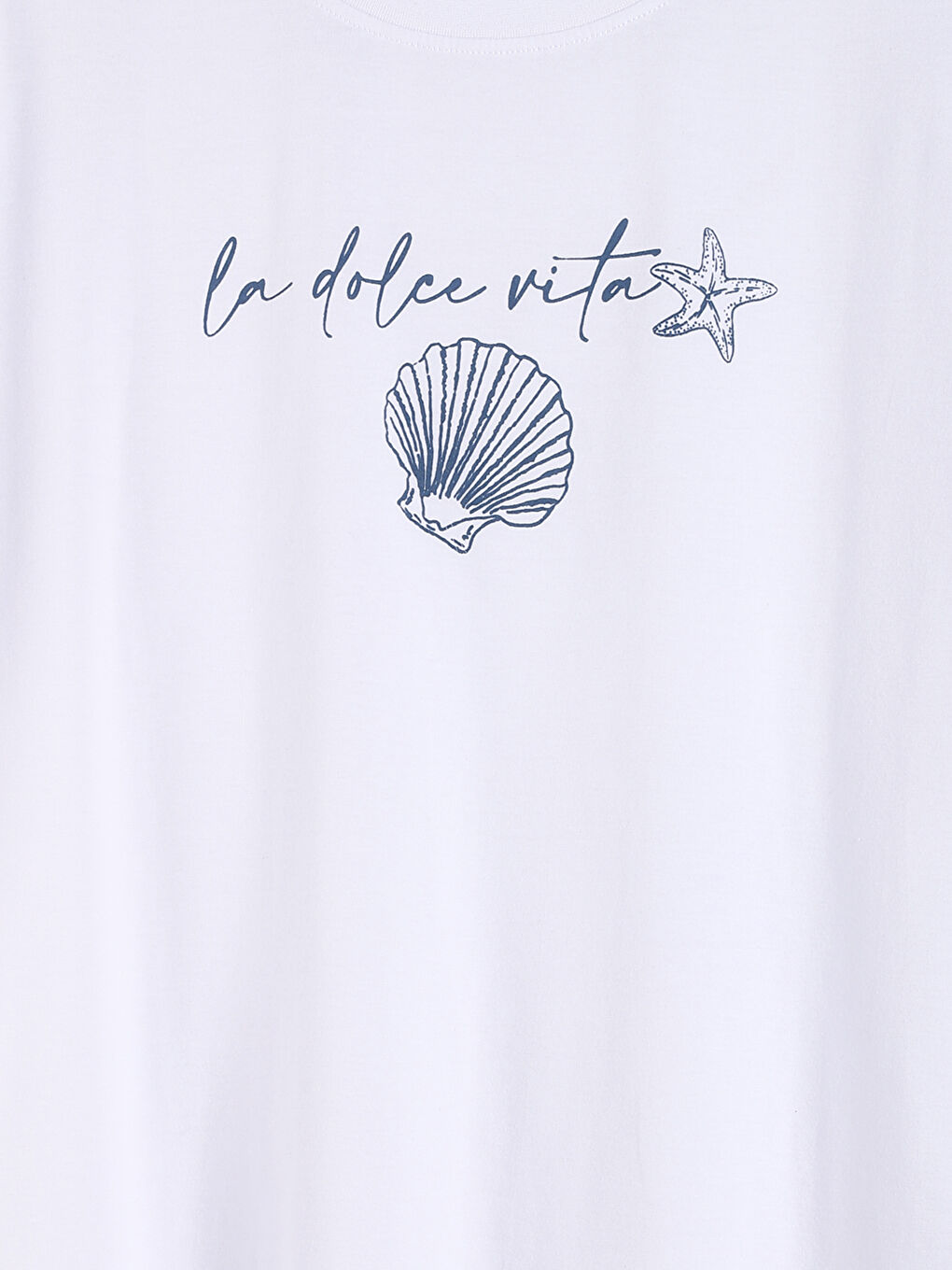 Crew Neck Printed Women's T-Shirt-7